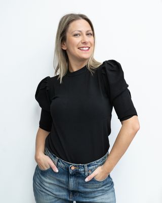Maglia Haveone con spalla a sbuffo nero