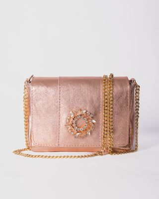Borsa Kontatto rosa nude