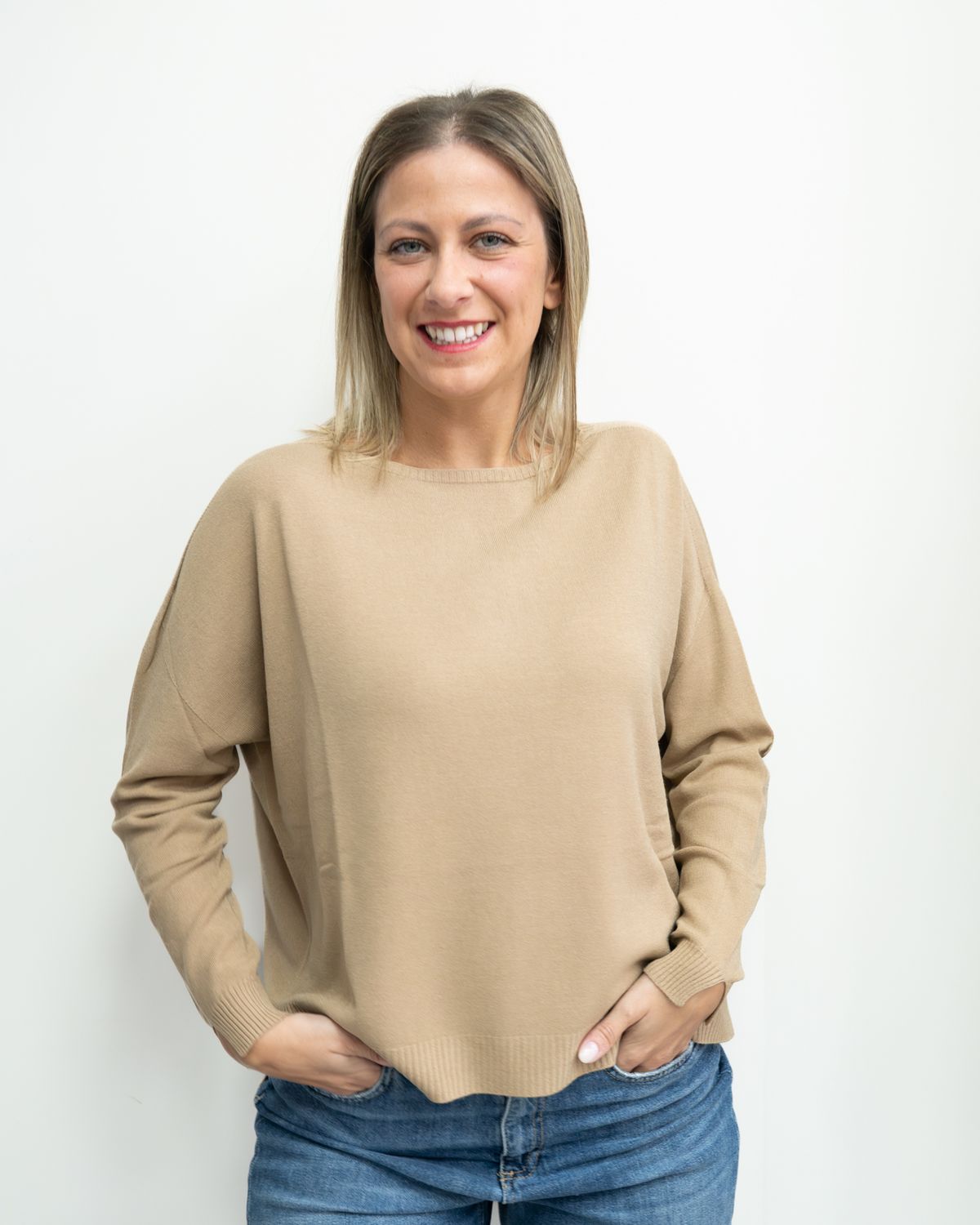 Maglia Vicolo scatoletta nocciola