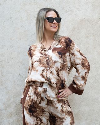 Camicia Haveone fantasia moro