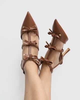 Slingback Claire cuoio