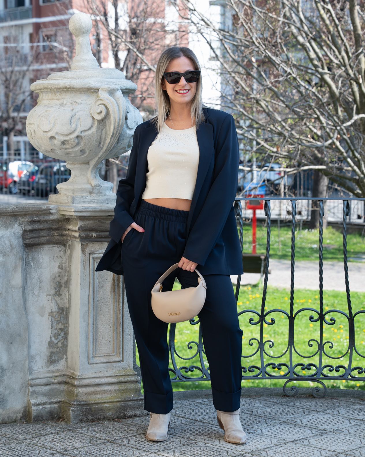 Tailleur Maryley blu