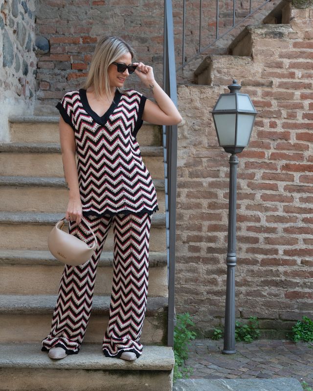 Coordinato in maglia Vicolo