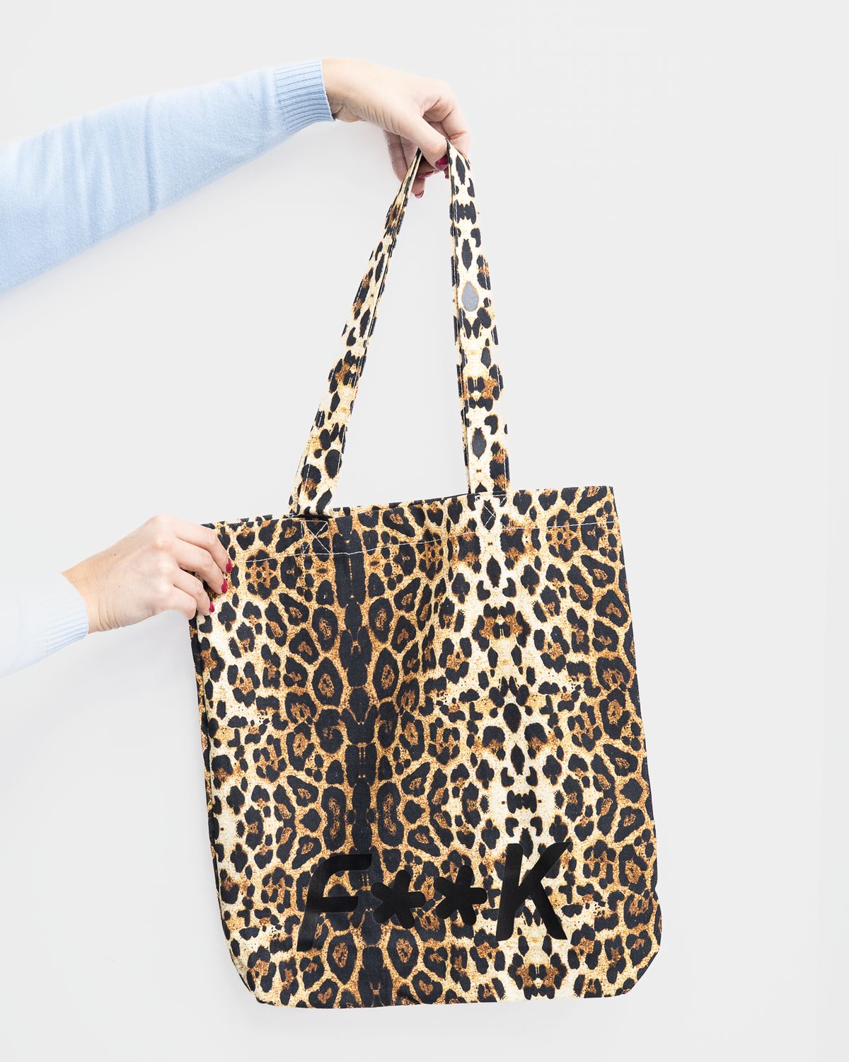 Borsa shopping Fk leopardata