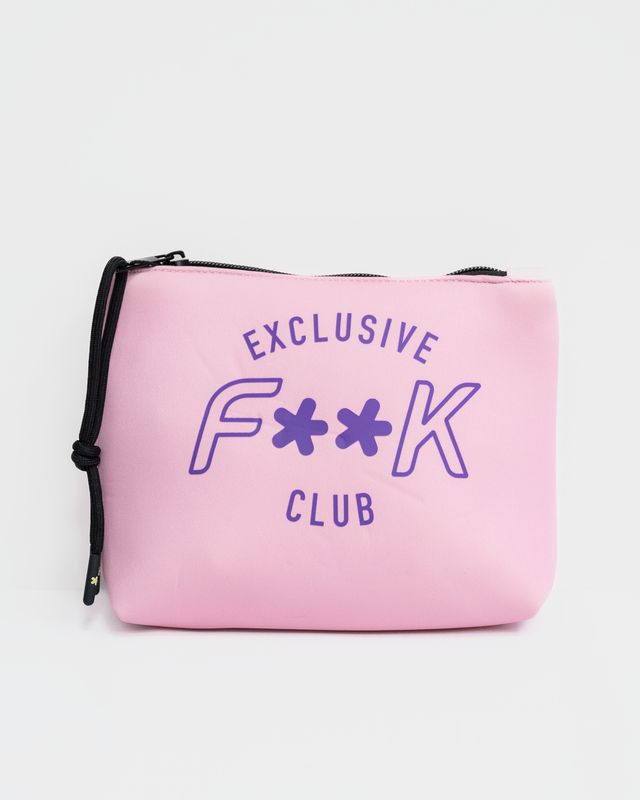 Pochette in neoprene Fk rosa