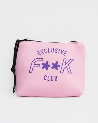 Pochette in neoprene Fk rosa