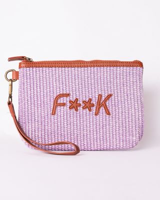 Mini Pochette Fk lilla e moro