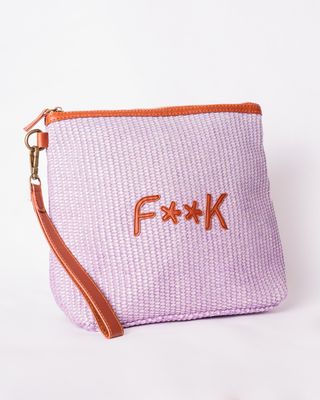 Maxi Pochette Fk lilla e moro