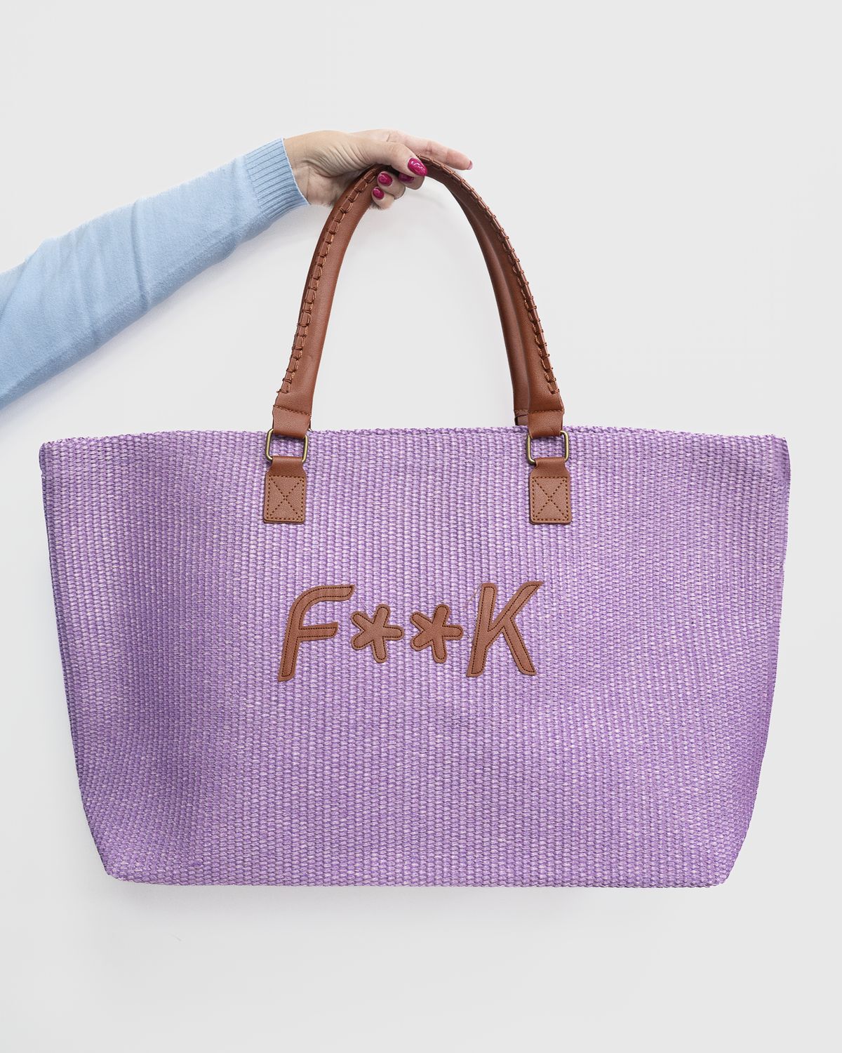 Borsa mare Fk lilla e moro