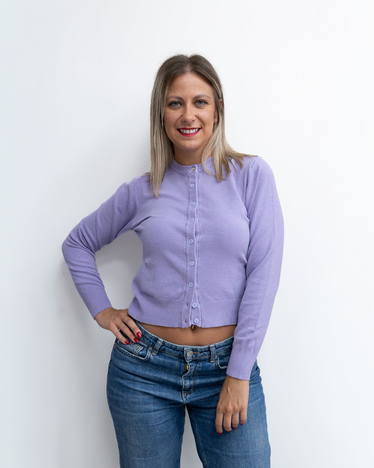 Cardigan Philia Loft lilla