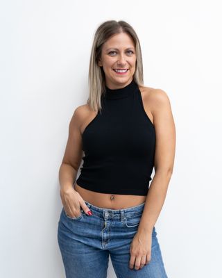 Top americano Kontatto nero Top americano Kontatto nero