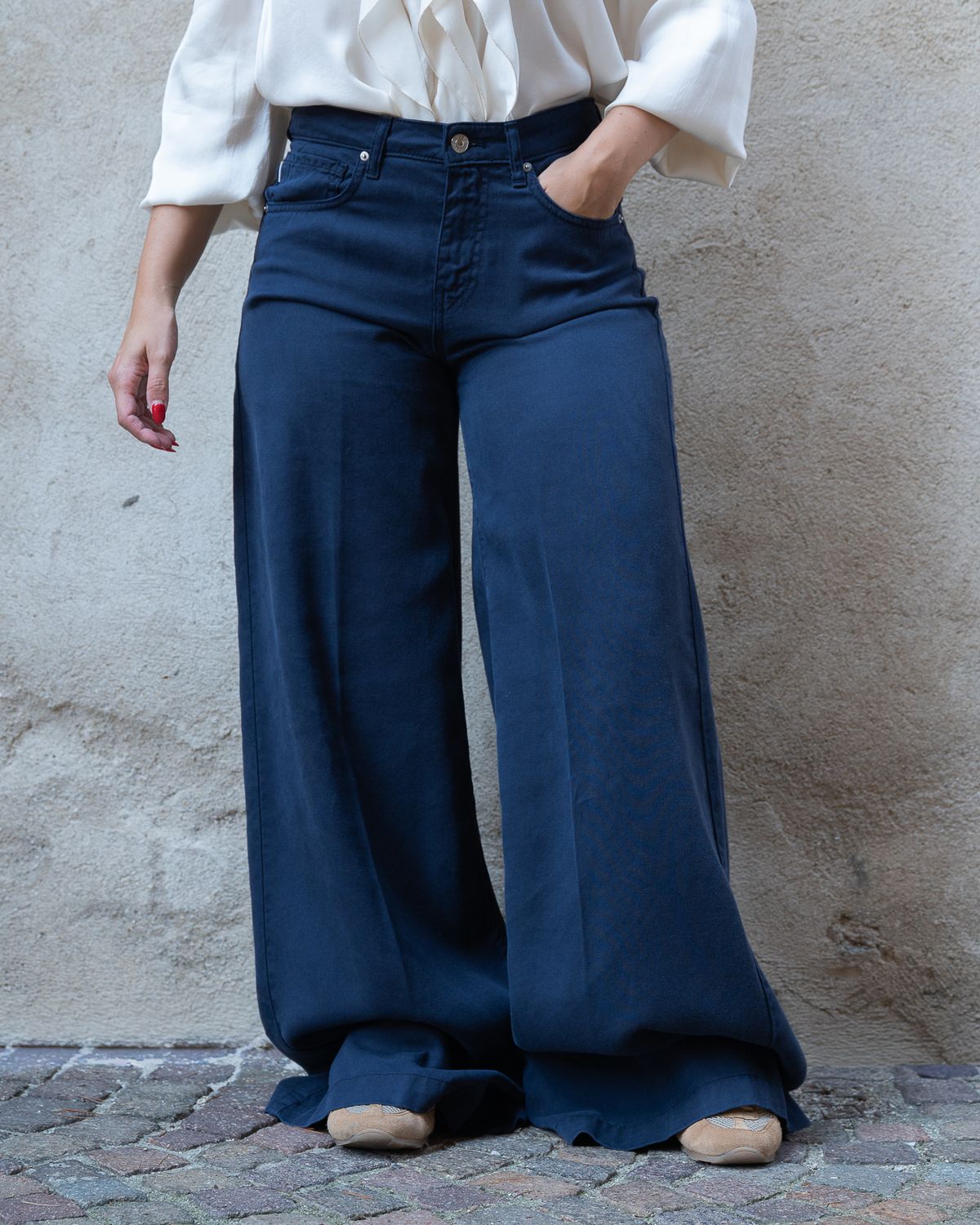 Pantalone Vicolo modello Madison blu