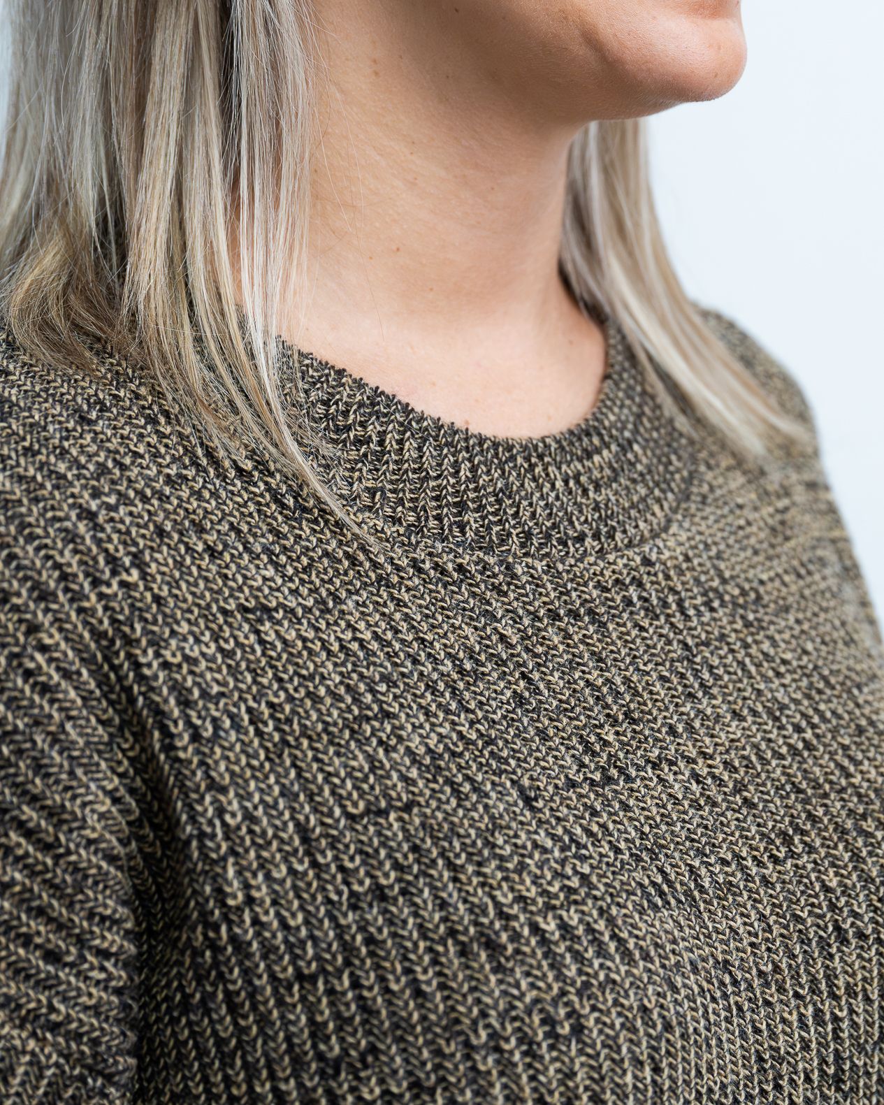 Maglia asimmetrica HaveOne cammello