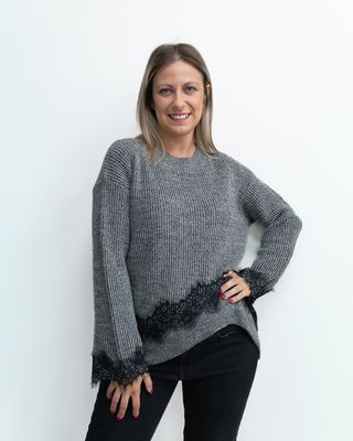 Maglia asimmetrica HaveOne grigio