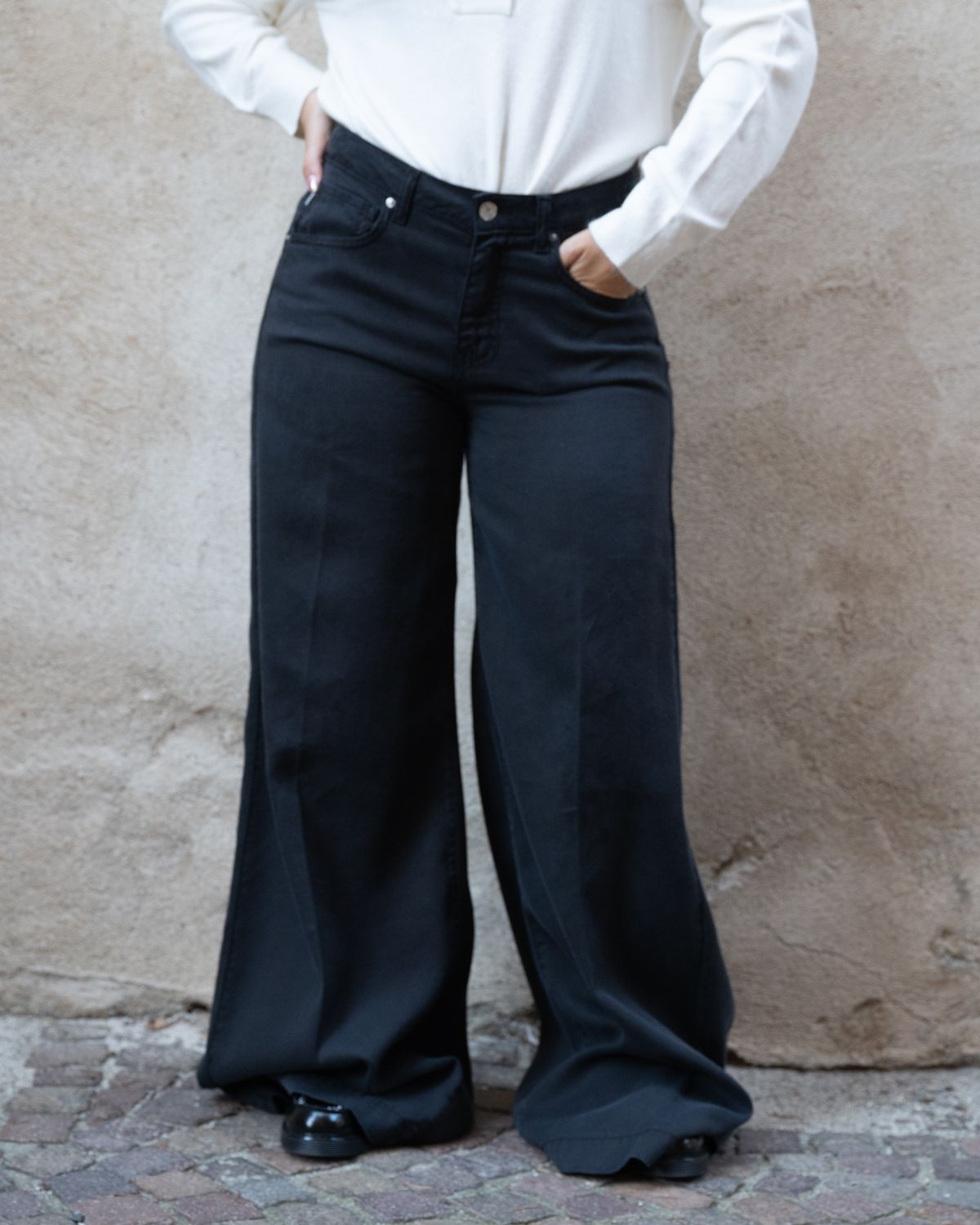 Pantalone Vicolo modello Madison nero