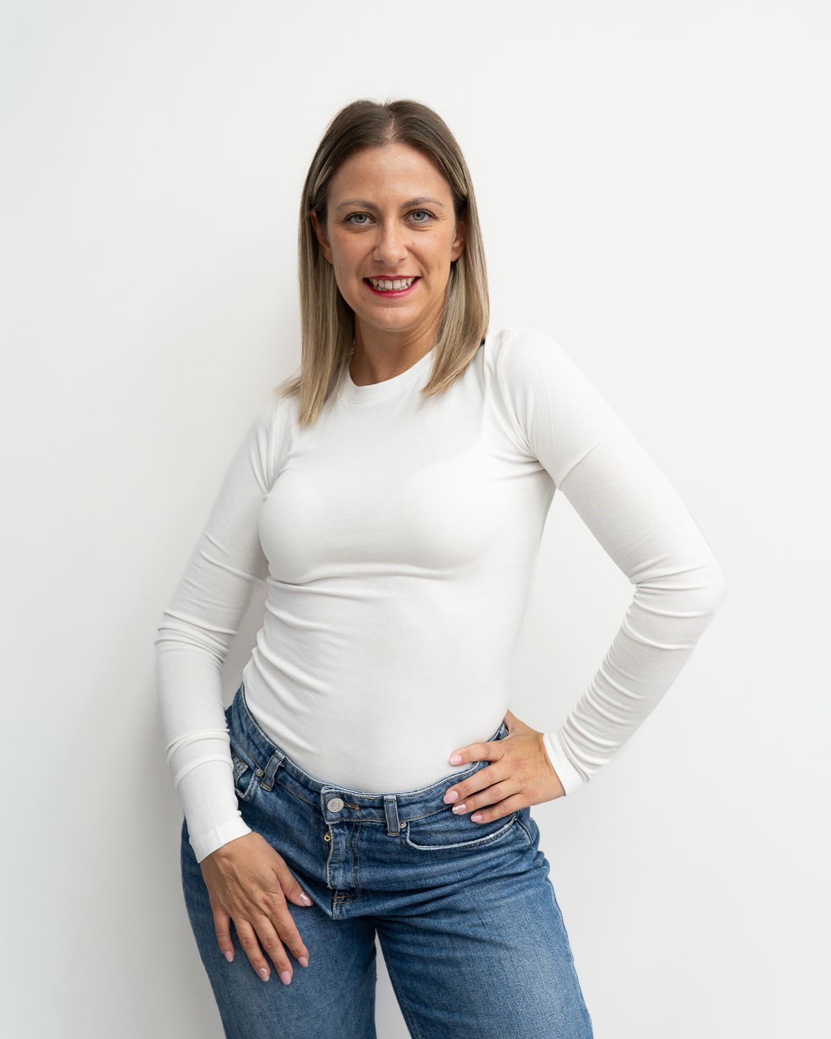 Maglia basic Art Love panna