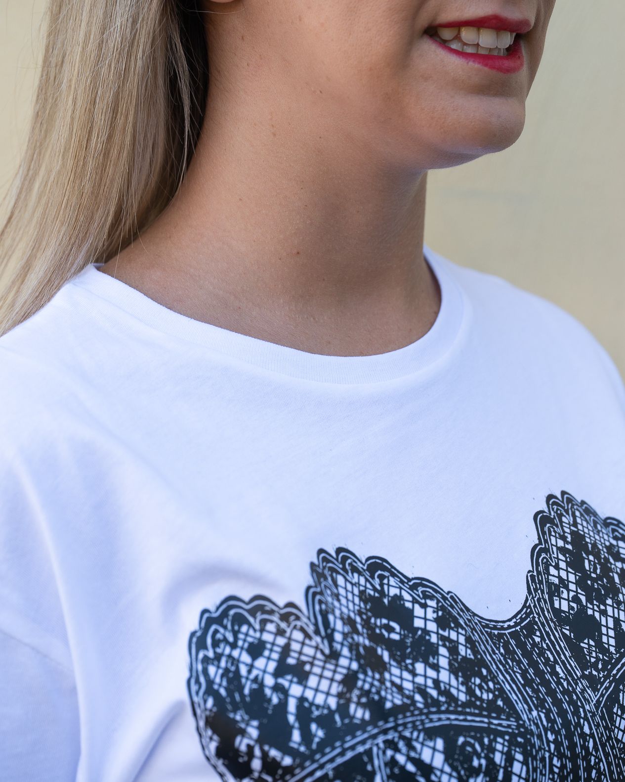 T-Shirt Philia con stampa corsetto