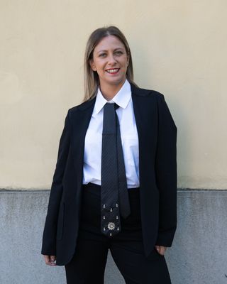 Blazer Maryley taglio vivo nero