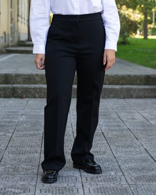 Pantalone Maryley nero con gamba dritta