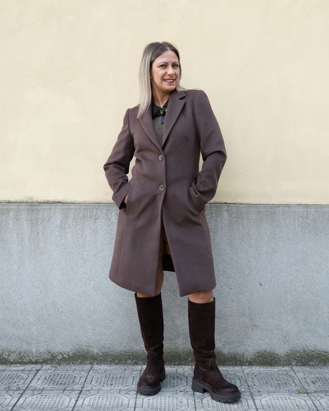 Cappotto baronetto Fly Girl moro