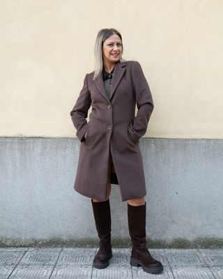 Cappotto baronetto Fly Girl moro