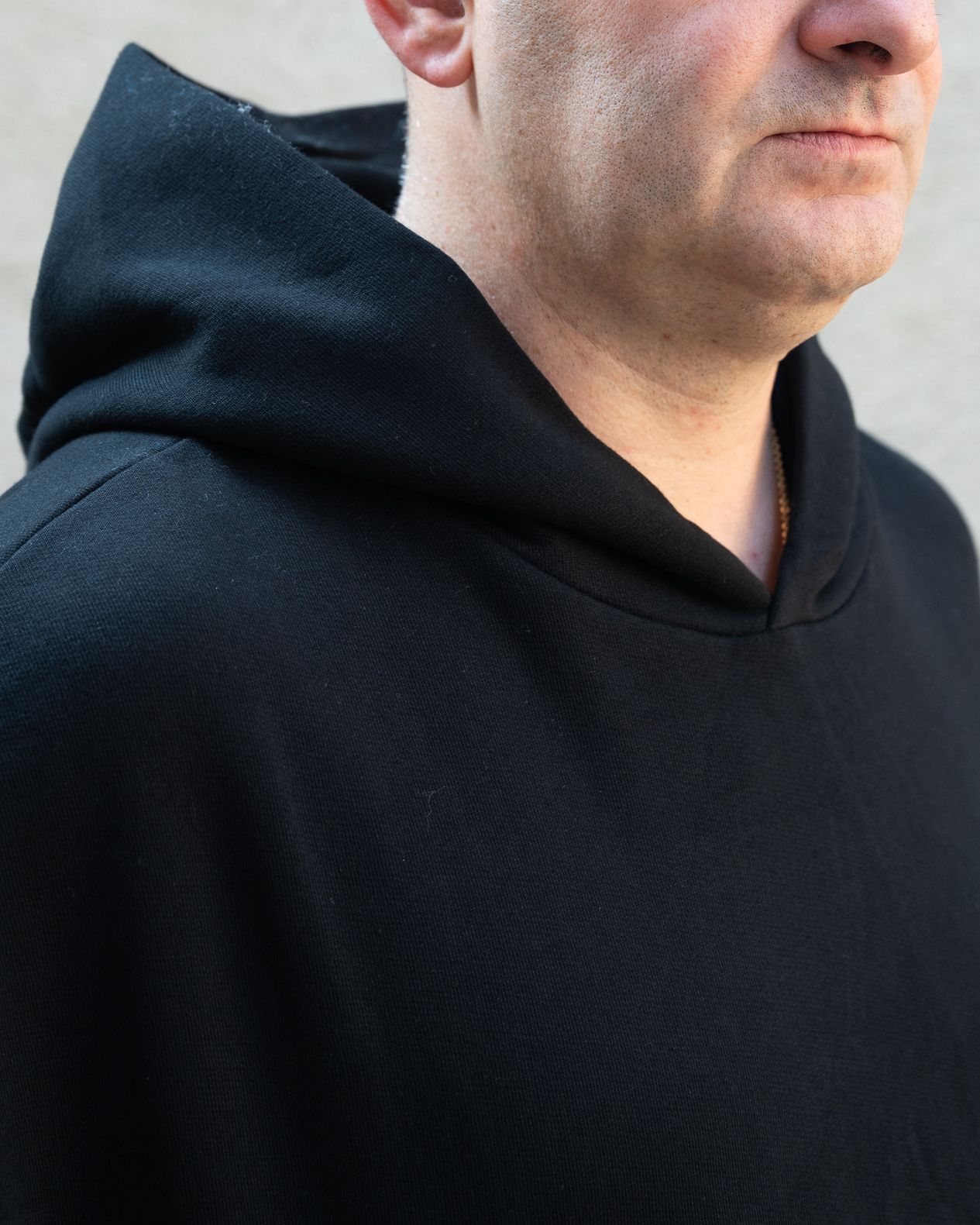 Felpa F**k unisex con cappuccio nero