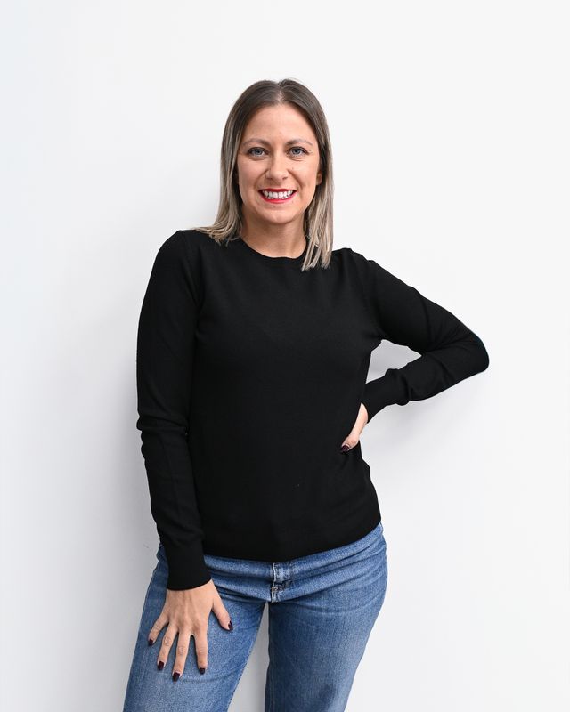 Maglia basic Vicolo girocollo nero