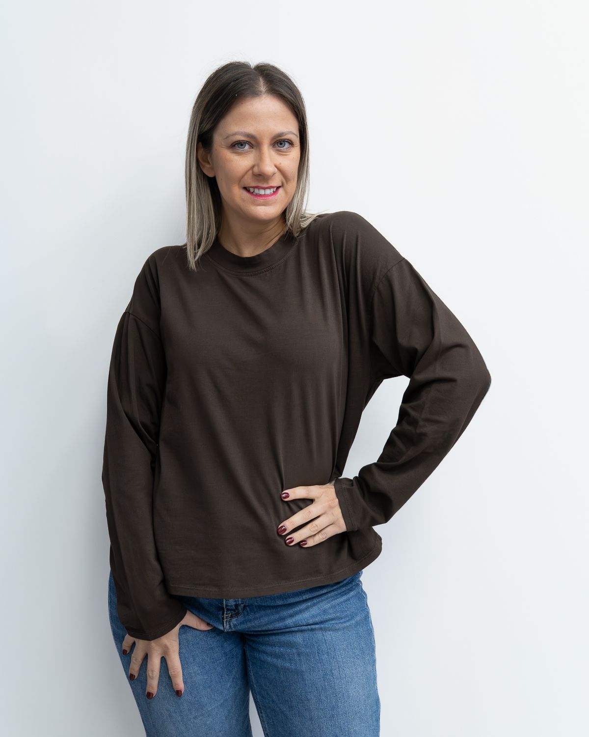Maglia basic HaveOne modello scatoletta moro Maglia basic HaveOne modello scatoletta moro