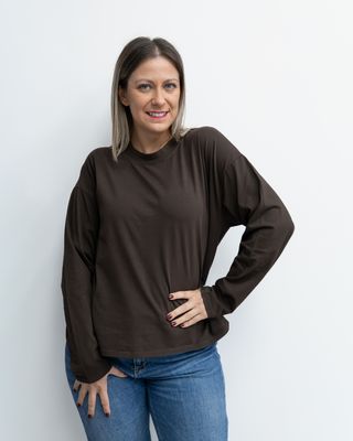 Maglia basic HaveOne modello scatoletta moro Maglia basic HaveOne modello scatoletta moro