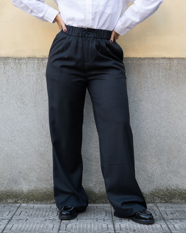 Pantalone Art Love con gamba dritta carbone