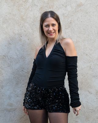 Body con manicotti Vicolo nero Body con manicotti Vicolo nero