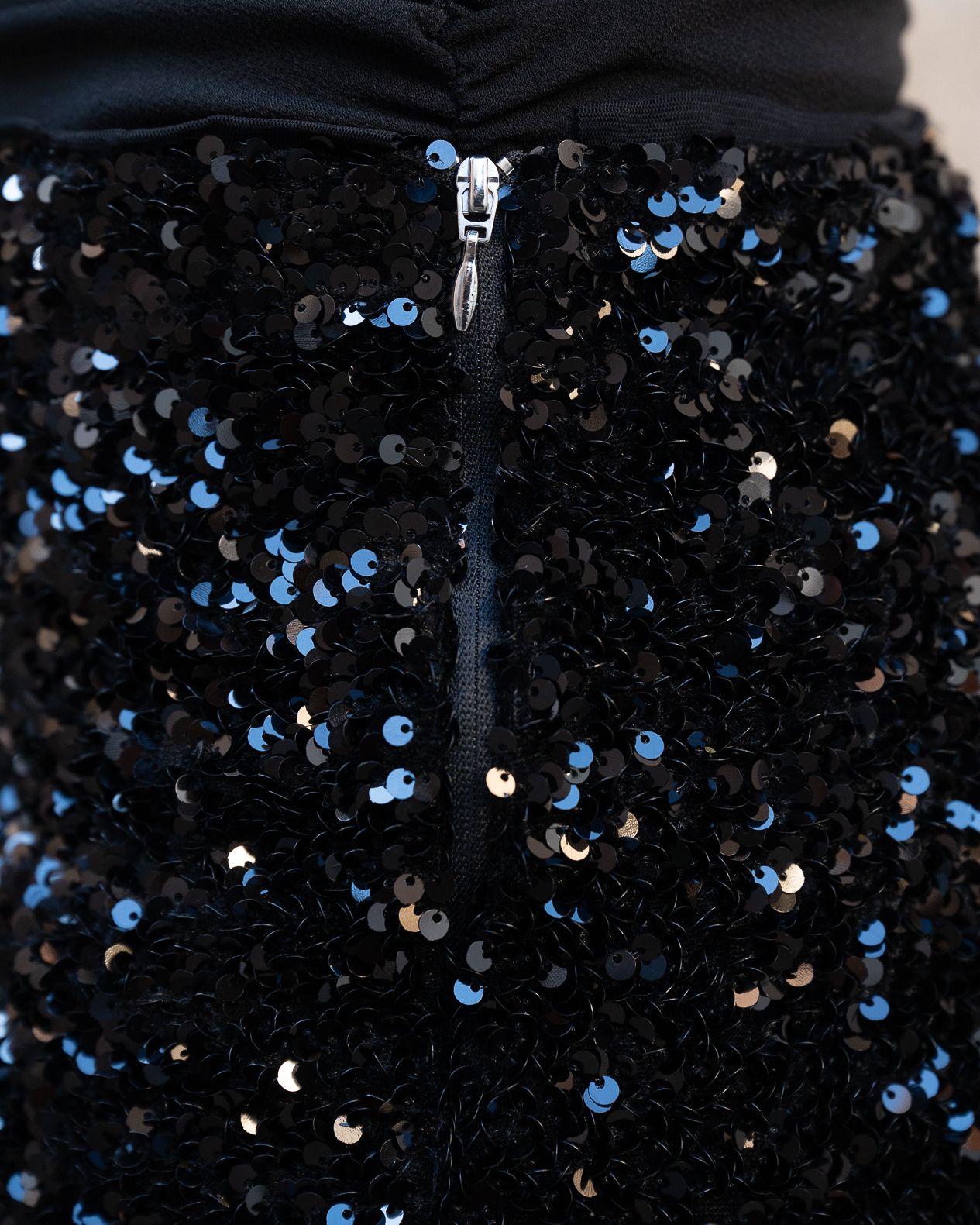 Short paillettes Vicolo nero