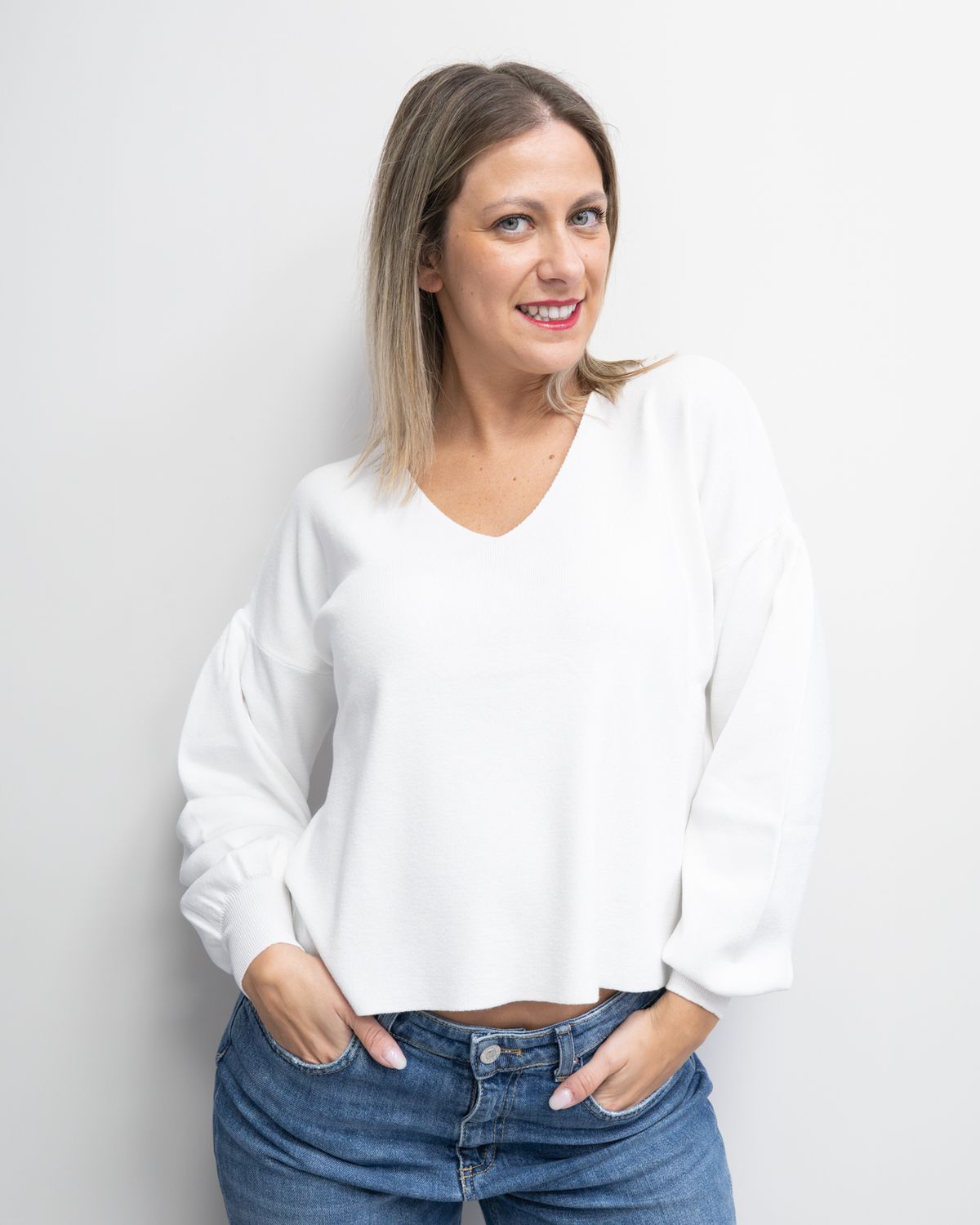 Maglia Kontatto con scollo a V Maglia Kontatto con scollo a V