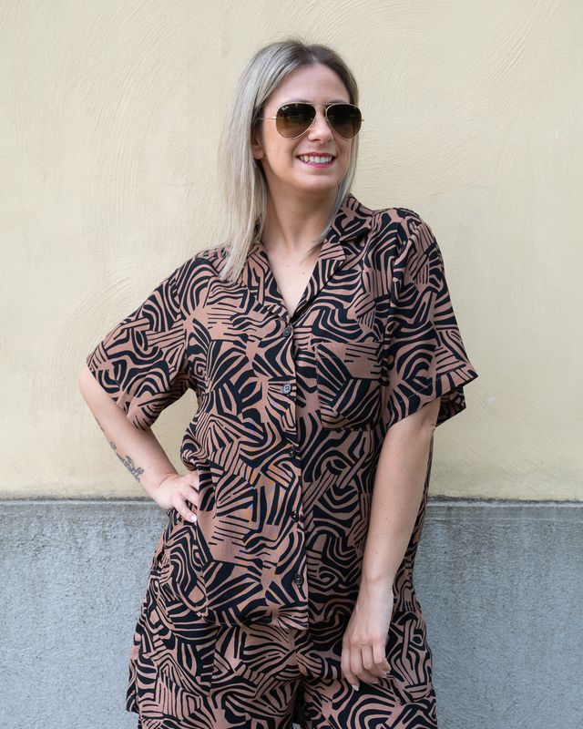 Camicia Art Love fantasia moro e nero Camicia Art Love fantasia moro e nero