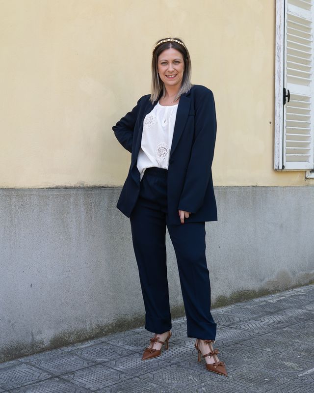 Tailleur Maryley blu