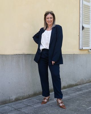 Tailleur Maryley blu
