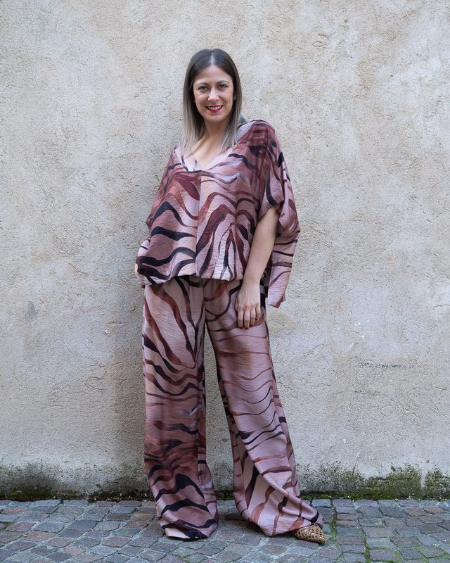 Coordinato HaveOne a fantasia sui toni rosa