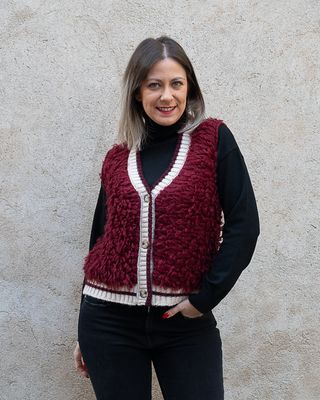 Gilet Philia Loft crema e vino