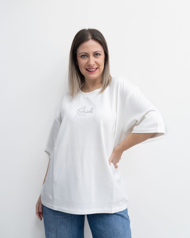 T-Shirt over Gabriella Gucci panna