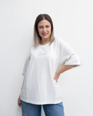 T-Shirt over Gabriella Gucci panna