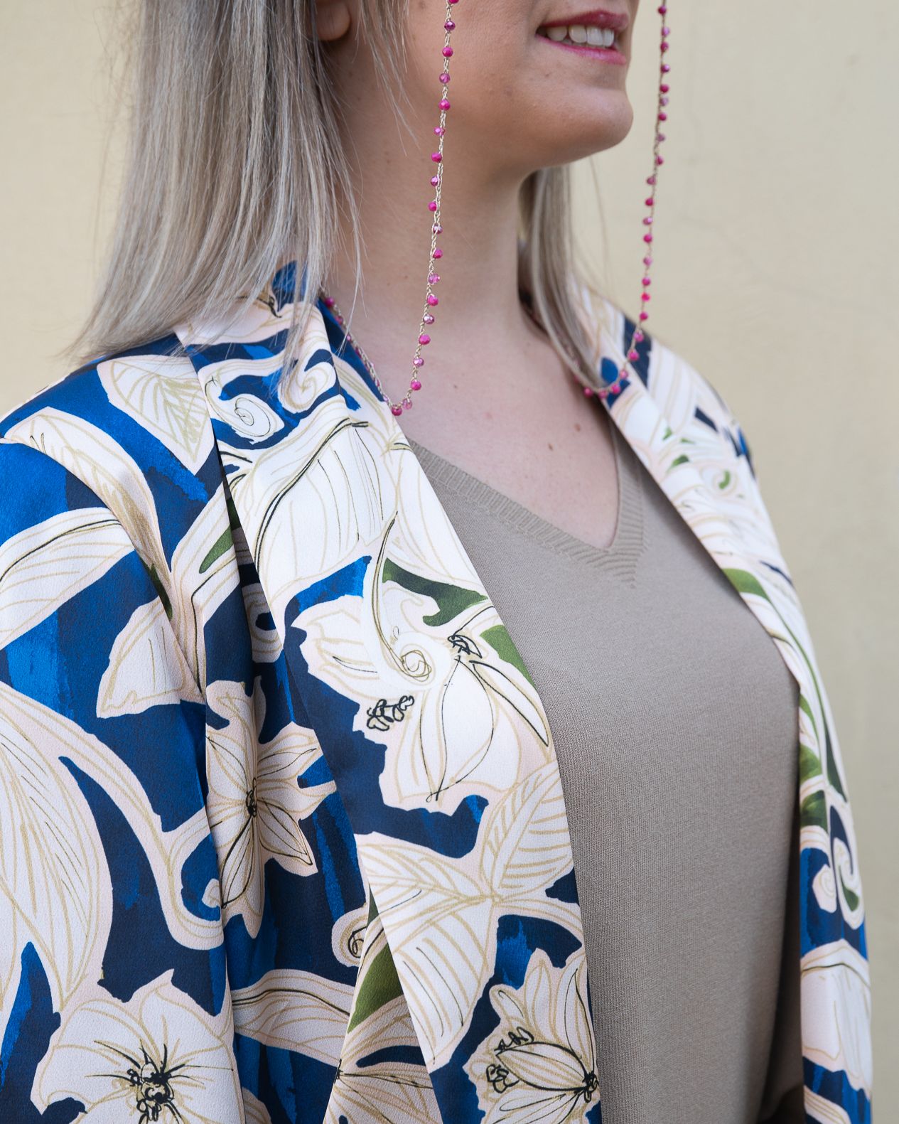 Blazer over Susy Star fantasia fiorata