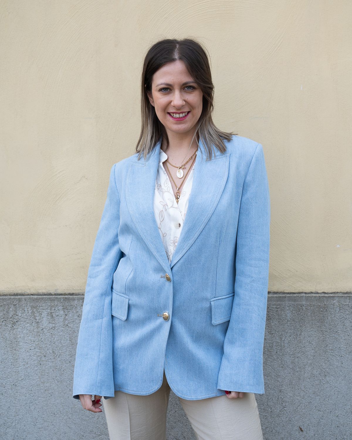 Blazer Maryley in tela denim