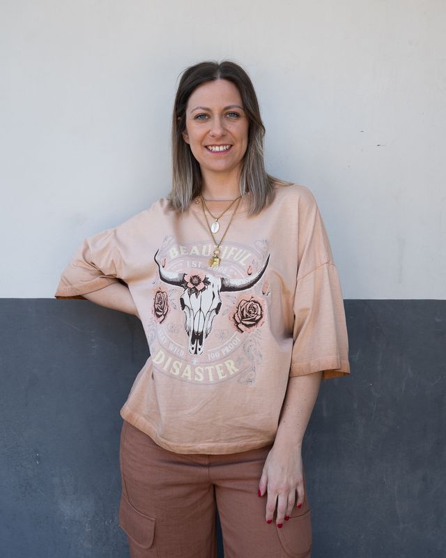 T-Shirt over HaveOne con stampa phard