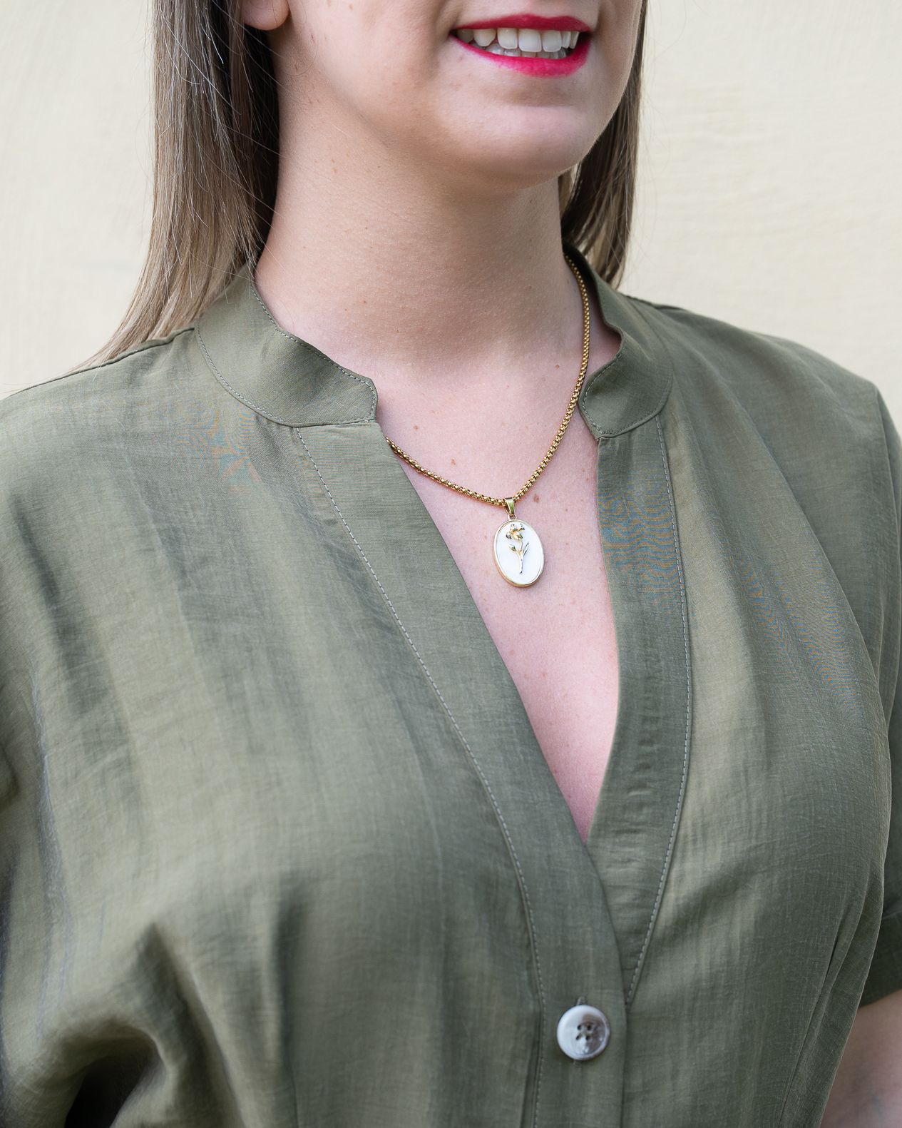 Abito Fly Girl manica corta verde militare