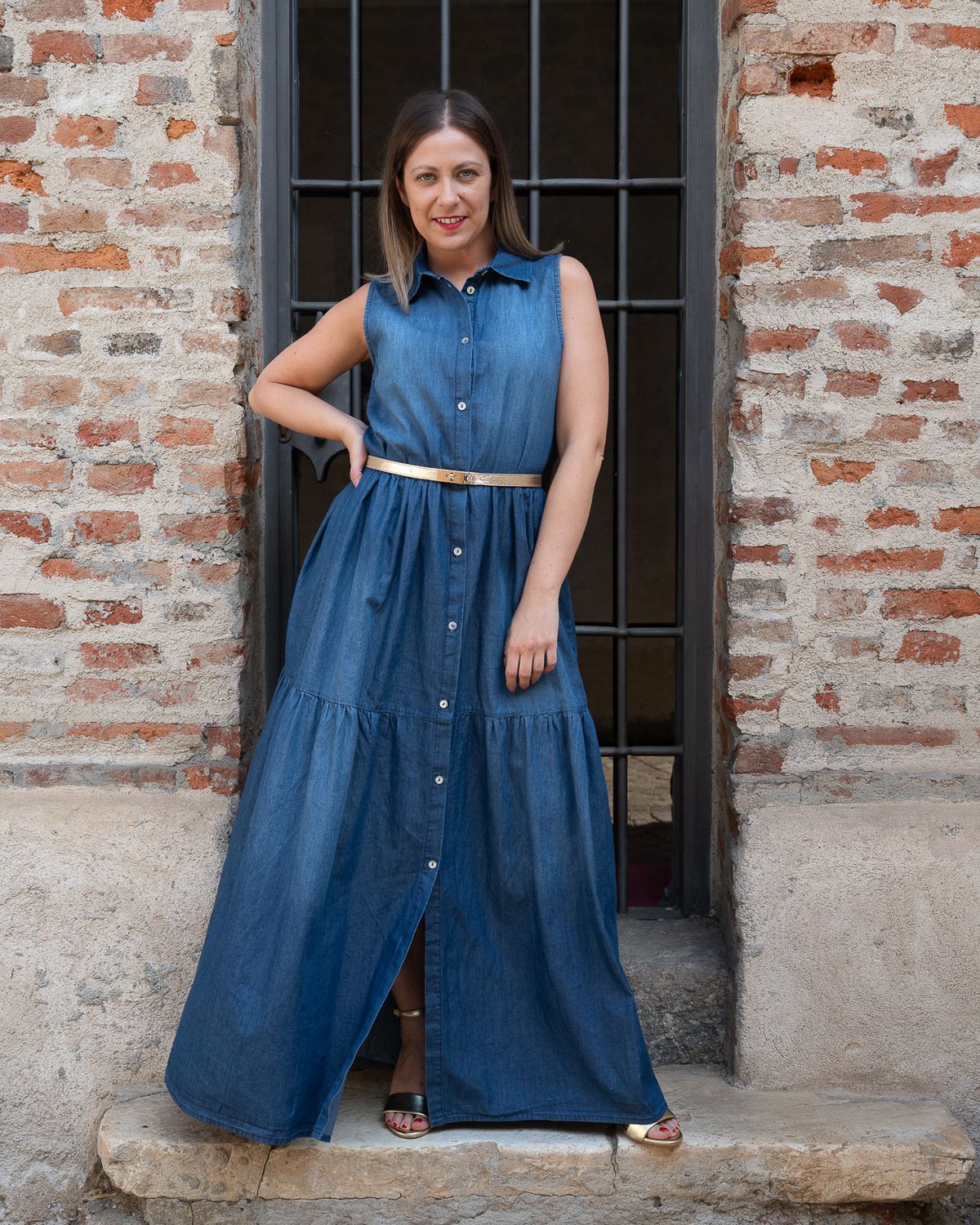 Abito lungo HaveOne in jeans Abito lungo HaveOne in jeans