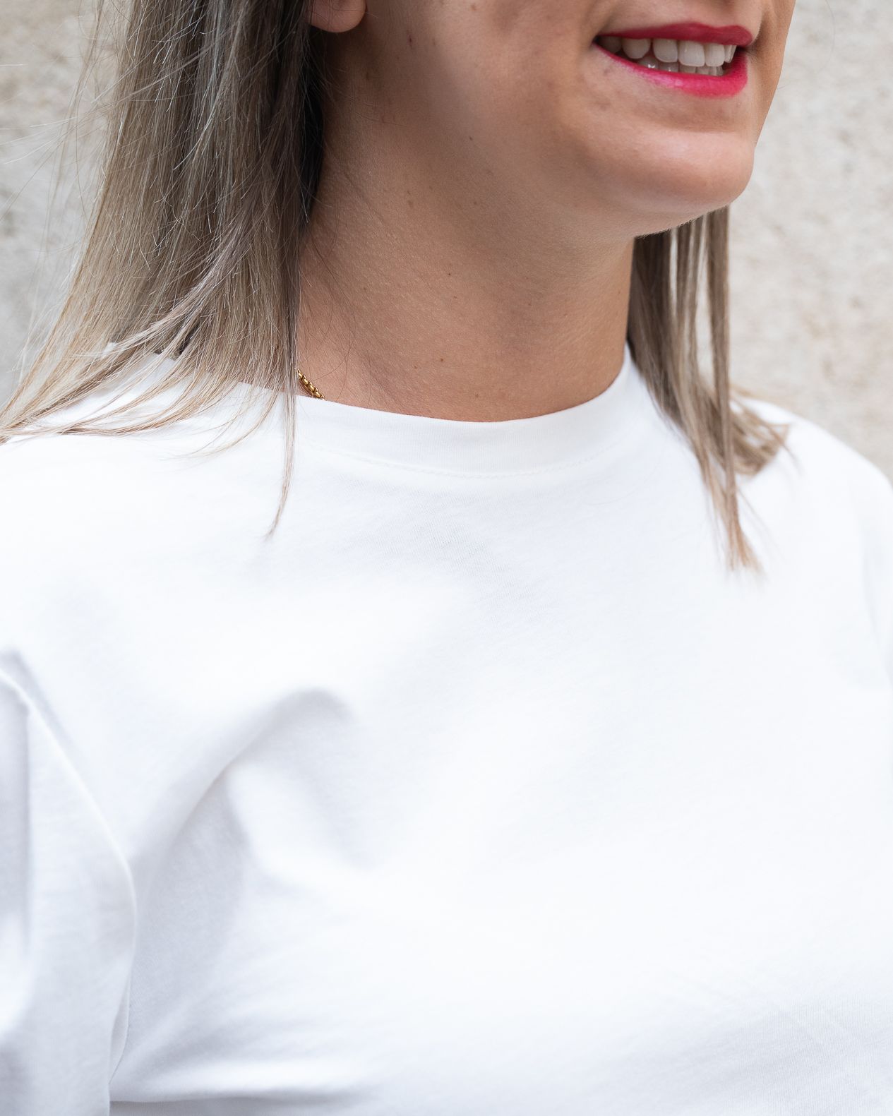 T-Shirt a palloncino HaveOne con pizzo al fondo