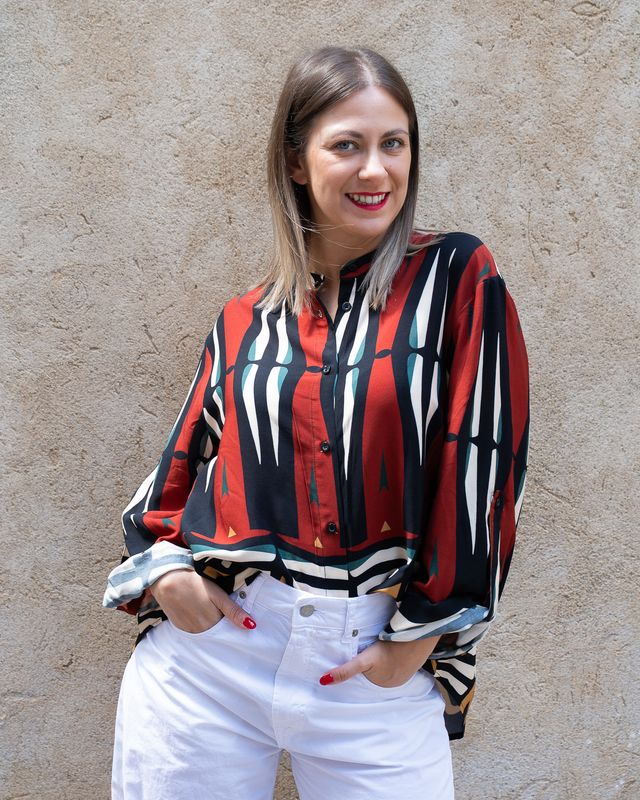 Camicia HaveOne a fantasia etnica