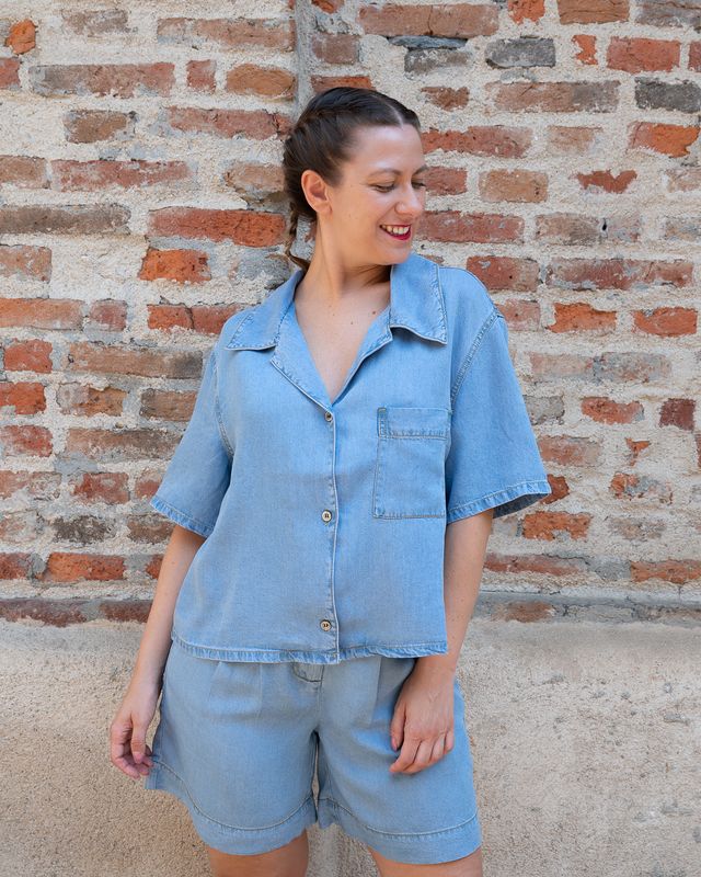 Camicia in chambray Art Love Camicia in chambray Art Love