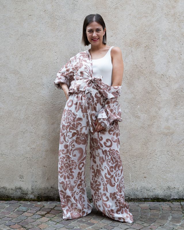Coordinato HaveOne fantasia panna e beige