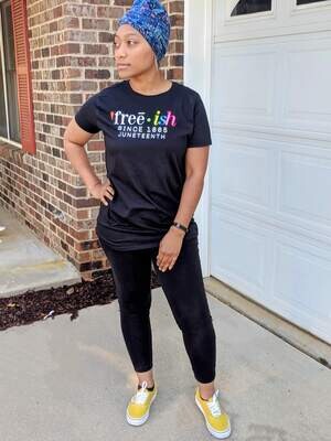 Free-Ish Short-Sleeve Unisex T-Shirt (White Font)